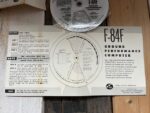 F84-F ground performance computer airplane circular slide rule 1954 USA