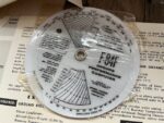 F84-F ground performance computer airplane circular slide rule 1954 USA