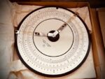 Emil Tröger 1R MIB wood circular slide rule full set 1930 Germany
