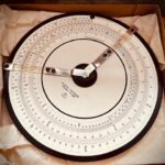 Emil Tröger 1R MIB wood circular slide rule full set 1930 Germany