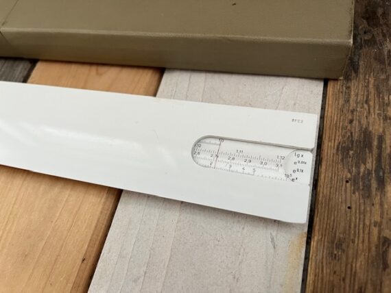 Aristo 1067U Darmstadt 55cm 22″ slide rule full set 1968 Germany - Image 7