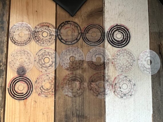 Logomat mini 2000 slide rule with 16 inserts full set 1960 Germany - Image 8