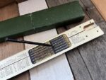 Faber Castell Rietz 1/87A addiator slide rule pen case 1960 Germany - Image 5