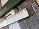 Faber Castell Rietz 1/87A addiator slide rule pen case 1960 Germany - Image 8