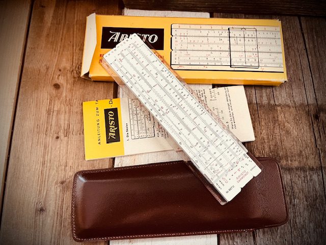 Aristo 867U pocket slide rule MIB 1970 Germany