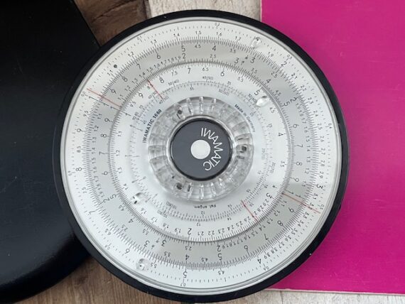IWA Iwamatic 1660 technical circular slide rule 1960's Germany
