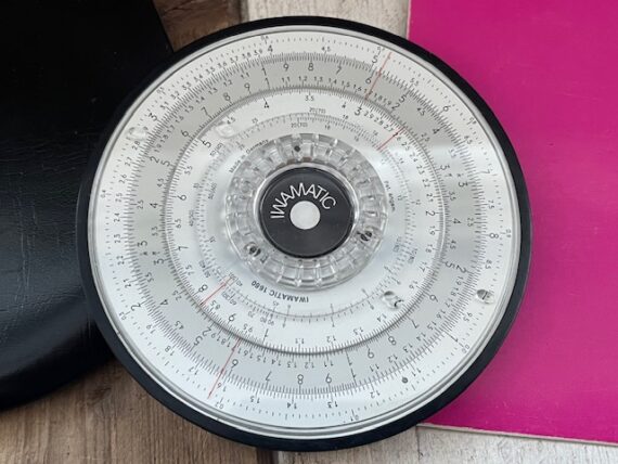 IWA Iwamatic 1660 technical circular slide rule 1960's Germany - Image 6