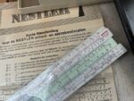 Nestler 0121 Darmstadt pocket slide rule MIB 1970 Germany Netherlands