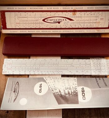 Graphoplex 1614 log log slide rule NMIB 1970 France