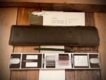 Faber Castell Darmstadt 111/54A addiator slide rule pen case 1960 Germany