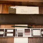 Faber Castell Darmstadt 111/54A addiator slide rule pen case 1960 Germany