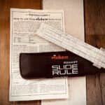 Pickett 160C-T microfine pocket slide rule full set 1960 USA