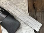 Pickett 160C-T microfine pocket slide rule full set 1960 USA - Image 5