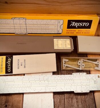 Aristo 0971 Hyperbolog slide rule NMIB 1970 Germany