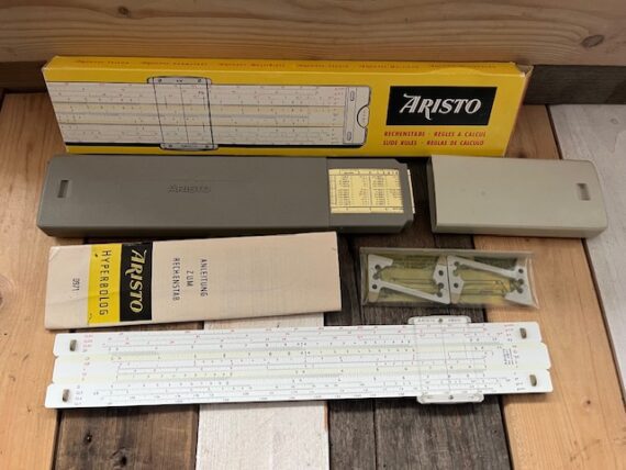 Aristo 0971 Hyperbolog slide rule NMIB 1970 Germany
