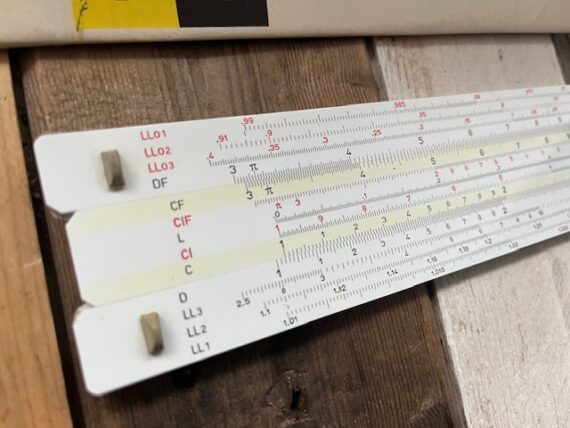 Aristo 0971 Hyperbolog slide rule NMIB 1970 Germany - Image 4