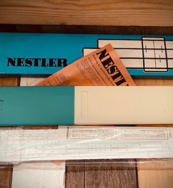 Nestler Elemath log log duplex slide rule MIB 1970 Germany