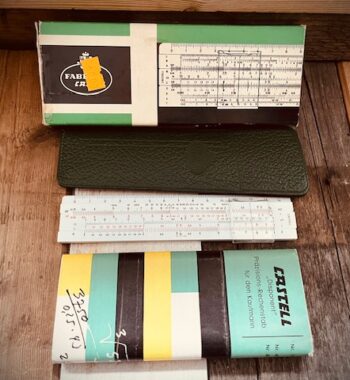 Faber Castell 67/22 Disponent slide rule NMIB 1960 Germany