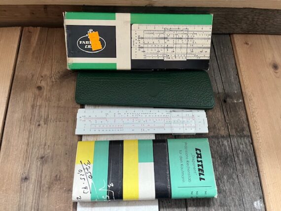 Faber Castell 67/22 Disponent slide rule NMIB 1960 Germany
