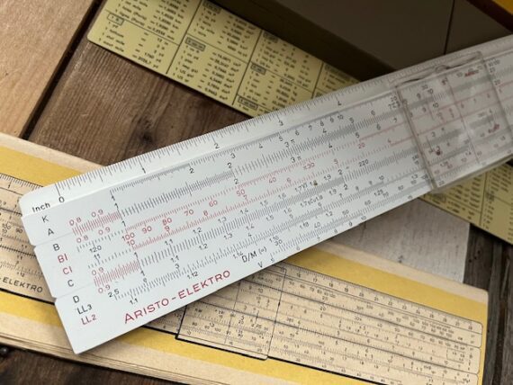 Aristo 915 Elektro Electric slide rule NMIB 1970 Germany