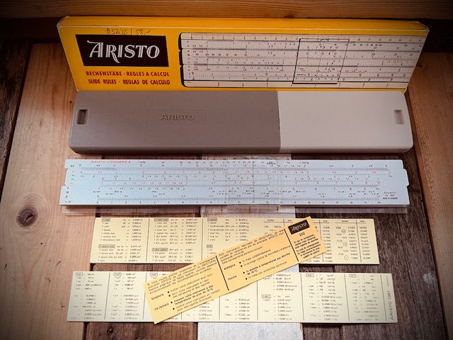 Aristo 965 Commerz II slide rule NMIB 1970 Germany