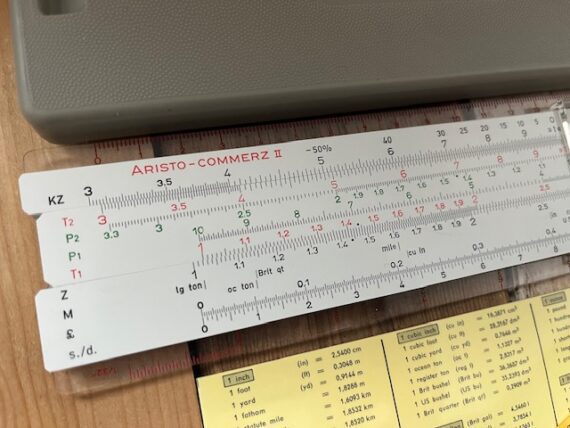 Aristo 965 Commerz II slide rule NMIB 1970 Germany - Image 4