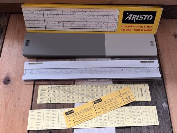 Aristo 965 Commerz II slide rule NMIB 1970 Germany