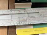 Faber Castell 111/54 Darmstadt slide rule case manual 1970 Germany