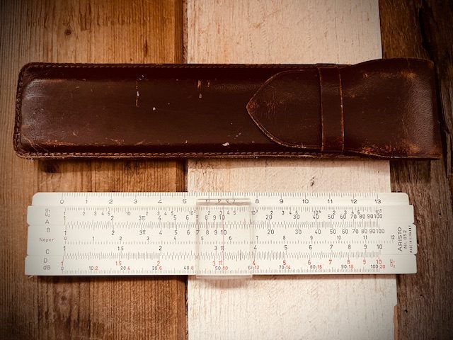 Aristo 852 Volume pocket slide rule 1960 Germany
