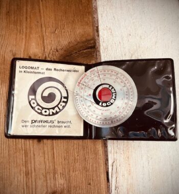 Logomat 2001 Pfiffikus circular slide rule Paragon 1960 Germany