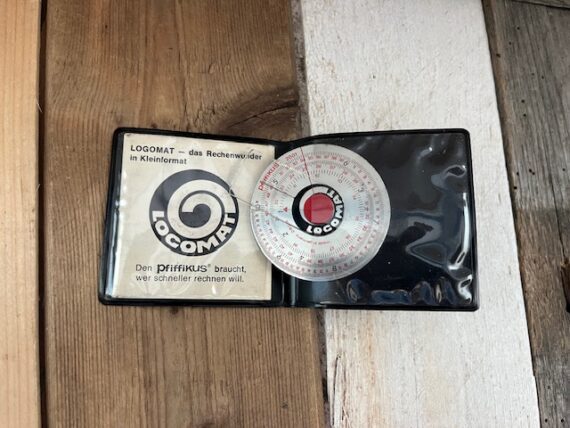 Logomat 2001 Pfiffikus circular slide rule Paragon 1960 Germany