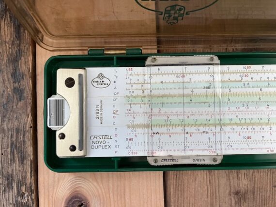 Faber Castell 2/83N Novo Duplex case aged 1970 Germany - Image 4