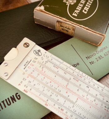 Faber Castell 62/83 Novo-Duplex slide rule complete set 1960 Germany