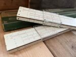 2x Faber Castell dealer slide rule 1/22 1/28 Bivius 1950 Germany - Image 8