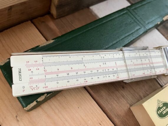 Faber Castell 1/54 slide rule magnifier cursor 1960 Germany - Image 6