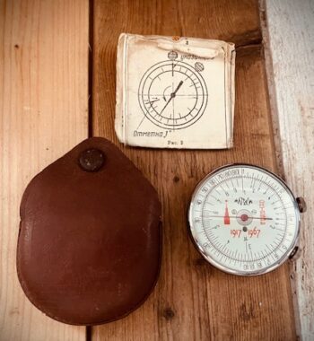 Soviet KL-1 pocket watch slide rule 1967 anniversary USSR