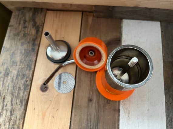 Velox espresso orange design coffee machine box 1970 Italy - Image 6
