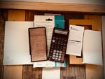 Texas Instruments TI BA II Plus Business calculator complete set 1999 USA