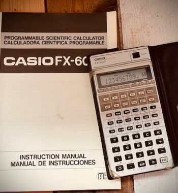 Casio fx-602P Scientific programmable calculator manual 1980 Japan