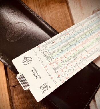 Faber Castell 62/83N Novo-Duplex slide rule pocket 1970 Germany