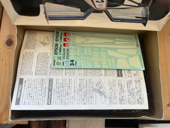 Tamiya Braun Tyrrel Honda 020 20029 1:20 model kit 1991 Japan - Image 3