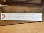 Graphoplex Texaco 615 oil industry pocket slide rule 1960 France - Image 6